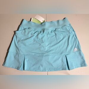 Adidas Golf Primegreen Pleated Skirt Hazy Sky Women’s Large NWT